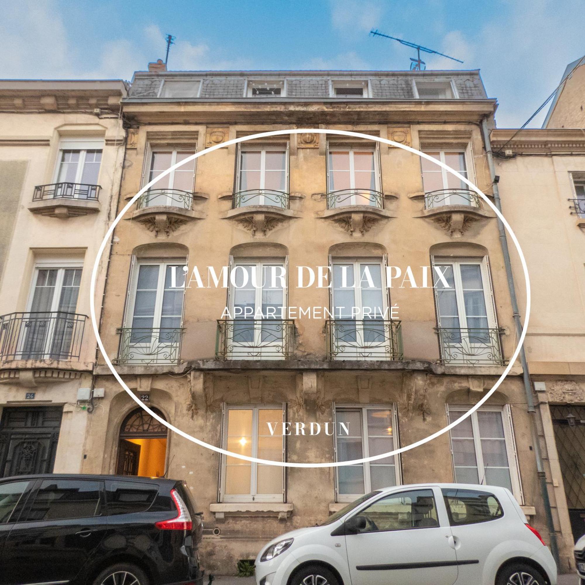 L'Amour De La Paix - Centre-Ville - Jardin - Proche Gare - Tv65"Primevideo - Ambiance Tres Chaleureuse - Parking Gratuit Sous-Video Surveillance Proche - Gere Par Presta-Zen'Services Verdun-sur-Meuse Екстериор снимка