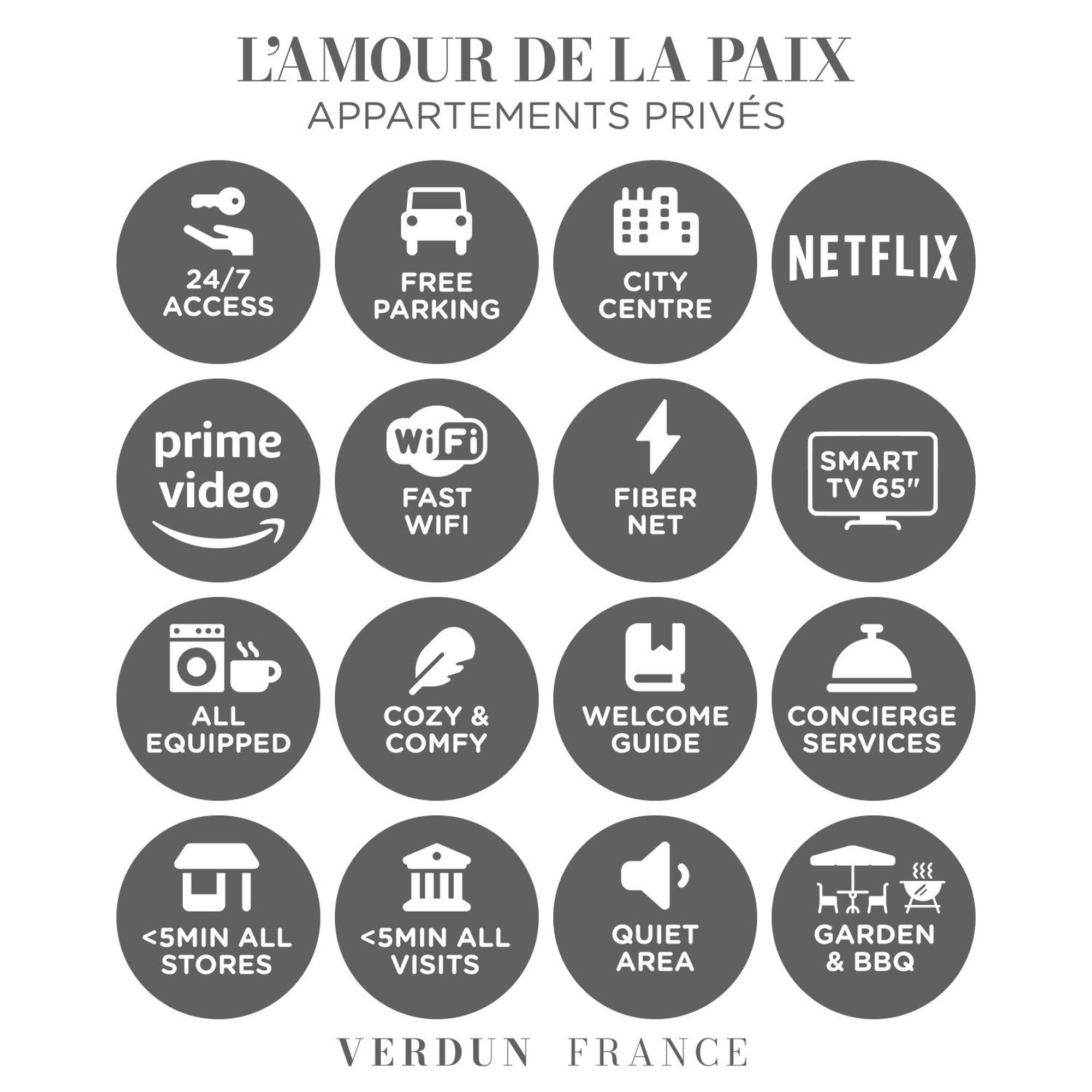 L'Amour De La Paix - Centre-Ville - Jardin - Proche Gare - Tv65"Primevideo - Ambiance Tres Chaleureuse - Parking Gratuit Sous-Video Surveillance Proche - Gere Par Presta-Zen'Services Verdun-sur-Meuse Екстериор снимка